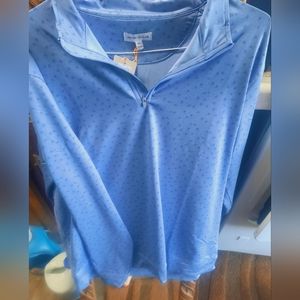 Peter Millar Crest Crown Crest 1/4 Zip Pullover Long Sleeve Sweater XL